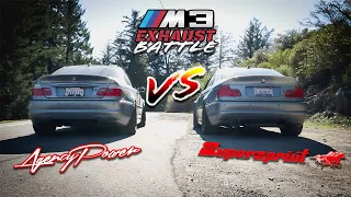 BMW e46 M3 exhaust - Supersprint Race vs AP Race Exhaust Battle