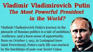 English Story || Graded Reader || Vladimir Vladimirovich Putin