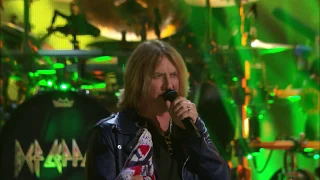 Def Leppard perform "Hysteria" at the 2019 Rock & Roll Hall of Fame Ceremony