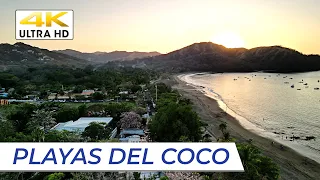 [4K] PLAYAS DEL COCO // Beach Walking Tour + Drone Flight [#travel ][#costarica  ]