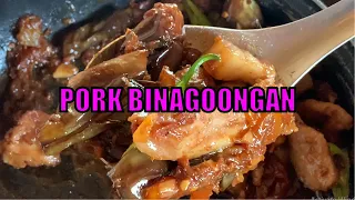 PORK BINAGOONGAN recipe