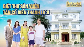 Bí mật SIÊU BIỆT THỰ mái Nhật tân cổ điển với nội thất GỖ GÕ ĐỎ đắt giá