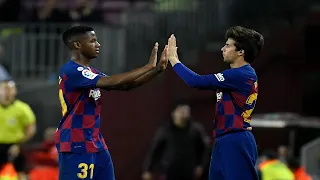 Ansu Fati and Riqui Puig crazy skills and plays(The reasons why Barca has a safe future🔥)