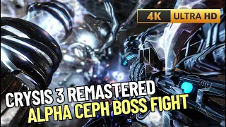 Crysis 3 Remastered l Alpha Ceph Boss Battle l UltraWide 4K UHD 60FPS