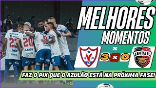 AZULÃO JOGANDO UM ABSURDO! | Águia de Marabá x Capital | Melhores Momentos | Copa do Brasil 2024