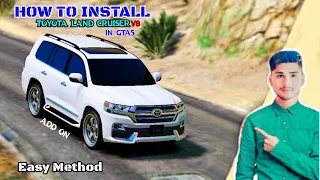 HOW TO INSTALL TOYOTA LAND CRUISER MOD FOR GTA V | LAND CRUISER V8 MOD | HINDI/URDU | MULTIGAMINGPK