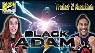 BLACK ADAM | TRAILER 2 REACTION | Comic-Con Sneak Peek | SDCC 2022 | DWAYNE JOHNSON LOOKS GREAT⚡️😱