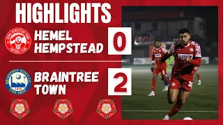 MULTI-CAM HIGHLIGHTS 🎥 | Hemel Hempstead 0-2 Braintree Town