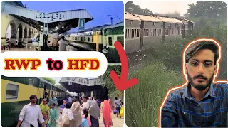 traveling from RWP to HFD by Train 🚂🚋🚋🚋 | sawaar Loon Song 🎶 | fun detector | Nasir Bhatti