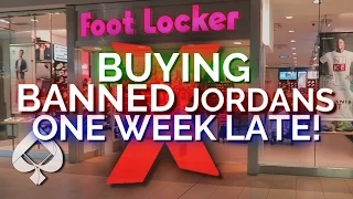 Buying the BANNED AIR JORDAN 31! a WEEK LATE! (Mall Vlog) Jordan 1 Mids Sitting!