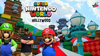 SUPER NINTENDO WORLD & MARIO KART DARK RIDE POV - UNIVERSAL STUDIOS HOLLYWOOD!