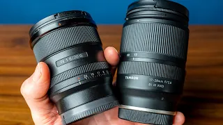 Best Sony E Mount Lens for Vlogging - Sony 20mm f1.8 vs Tamron 17-28mm f2.8