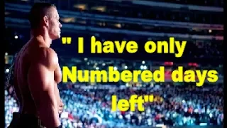 John Cena Says That Retirement Is Near
