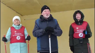 Тренировка по северной ходьбе ( мастер - класс)в Иванове 17 02 24 Защитникам Отечества посвящается!