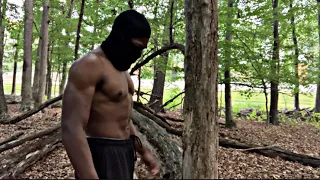 16 YEAR OLD BLACK MMA NINJA TRAINING IN THE FOREST | MightyUjutsuu