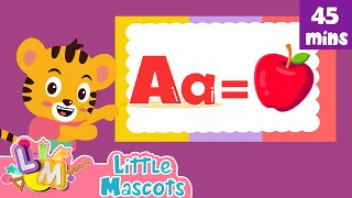 ABC Song | Little Mascots Nursery Rhymes & Kids Songs