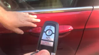 Car Won't Start How to start a Ford Fusion with dead Smart Key KeyFob Battery 2018