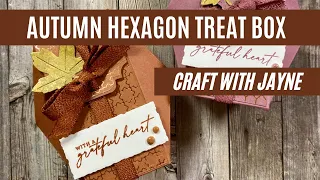 All about Autumn Hexagon Treat Box | Craft with Jayne | Stampin Up!