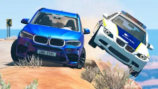 Cliff Drops Car Crashes #17 - BeamNG Drive | CRASHdriven | Er BeamNG Drive |