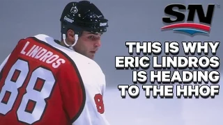 This is why Eric Lindros is going to the Hockey Hall of Fame