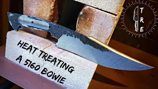 Heat Treating A Large 5160 Bowie! | Shop Talk Tuesday Episode 105 | Vlog