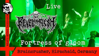 Live REVEL IN FLESH (Fortress of gloom) 2022 - Braincrusher, Hirschaid, Germany, 20 May