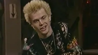 Billy Idol was guest VJ on MTV