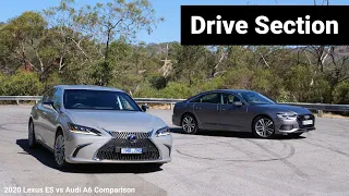 2020 Lexus ES vs Audi A6 Comparison – Can Lexus really compete with the Germans? | Drive Section