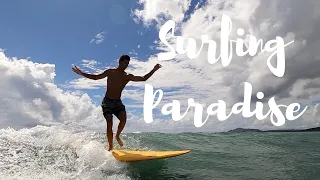 WE FOUND A SECRET SURF SPOT ON OAHU (SURFING HAWAII)