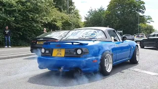 Best of JDM burnouts, accelerations and sounds