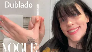 Rotina de beleza pós-show de Billie Eilish | (Dublado)