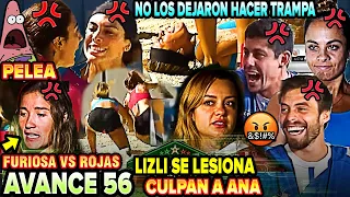 🤬HACEN TRAMPA Y SE ENOJAN| PELEA MACKY Y PAULETTE, LIZLI LESION  cap55 Exatlón México 2023 Avance 56