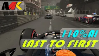 Last To First Around Monaco against 110% AI in F2 Cars