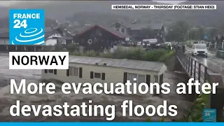 Norway floods: Authorities consider more evacuations in South-East • FRANCE 24 English