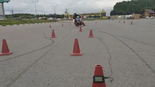 Gymkhana GP 2019 stage3 / Tolstov Anton KTM 390 Duke / heat3 01 22 55