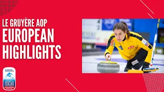 Highlights of Switzerland v Sweden - Round robin -Le Gruyère AOP European Curling Championships 2021