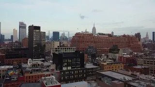 NYC Skyline Drone shot