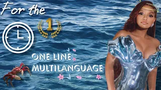 The Little Mermaid 2023 - For the first time (One Line Multilanguage | 25 Versions)