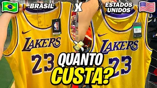 QUANTO CUSTA UMA CAMISA DA NBA NOS ESTADOS UNIDOS?! *Fui Surpreendido*