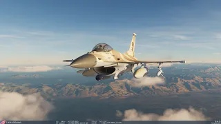 DCS F-16 Using HARM's and the HTS pod vs SA-15 over Syria in 4K