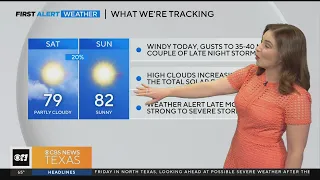 Warm, windy, pleasant weekend for North Texas