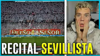 😱🇦🇷 ARGENTINO REACCIONA a BIRIS NORTE vs MANCHESTER UNITED *SHOW de SEVILLA 🇪🇸