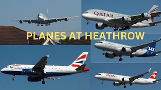Planes Landing At London Heathrow Airport (LHR) - Myrtle Avenue