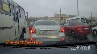 Поворот на витебское шоссе в Смоленске.