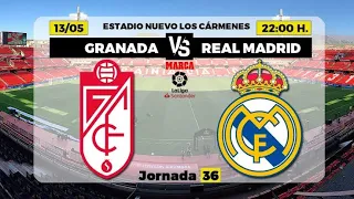 REAL MADRID VS GRANADA EXTENDED HIGHLIGHTS AND GOALS