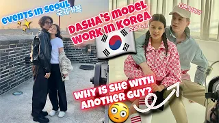 🇰🇷vlog) My husband's jealous of other guy | Couple date & Model working in Korea | Seoul