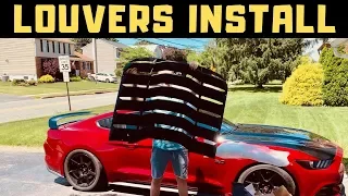 I Installed Louvers on my Mustang GT!