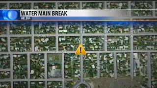Water main break could cause icy roads