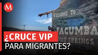 Migrantes logran llegar a Estados Unidos mediante cruce 'Vip'