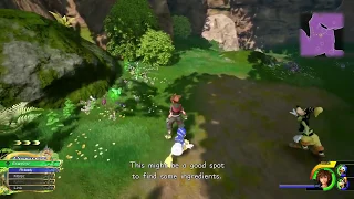 This might be a good spot to find some ingredients - Kingdom Hearts 3